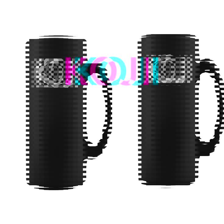 Koji こんにちは、私の名前はファーストネームタグ コーヒーマグ