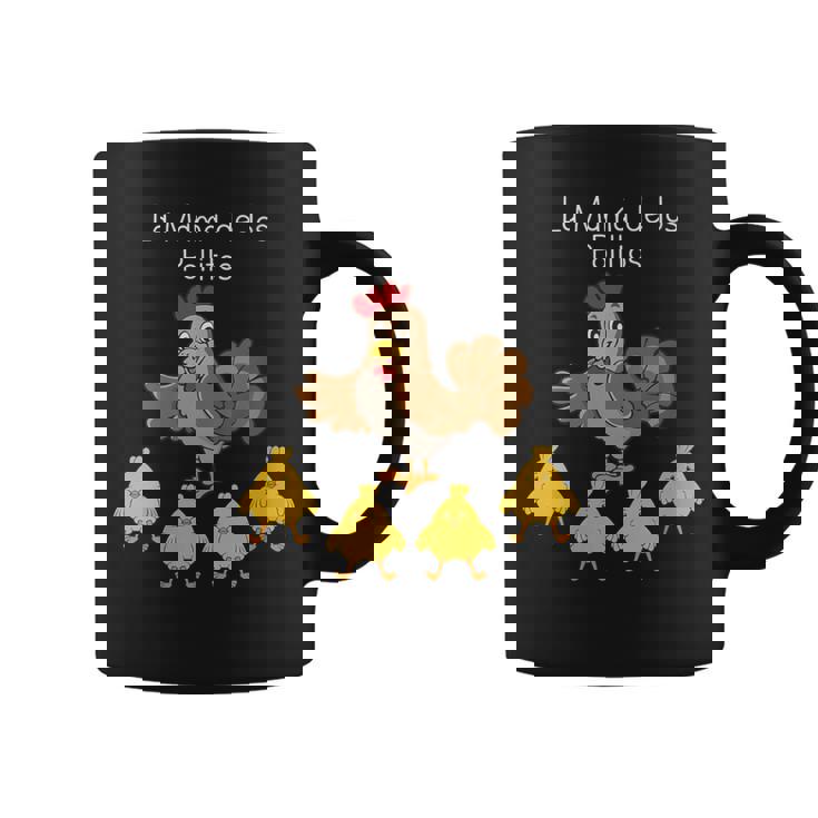 La Mama De Los Pollitos Latina Mom Spanish Mother's Day Coffee Mug