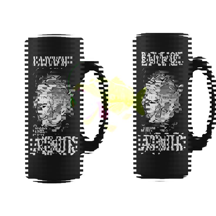 Largemouth Hunter 面白いビッグバス釣りユーモア コーヒーマグ