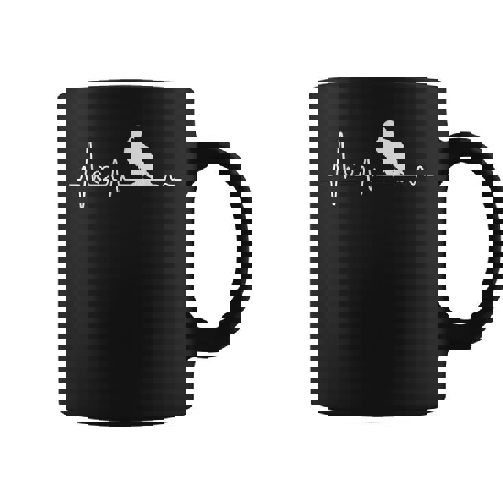 Latido Del Corazón Águila Cetrero Regalo Cetrería Regalos Taza de café