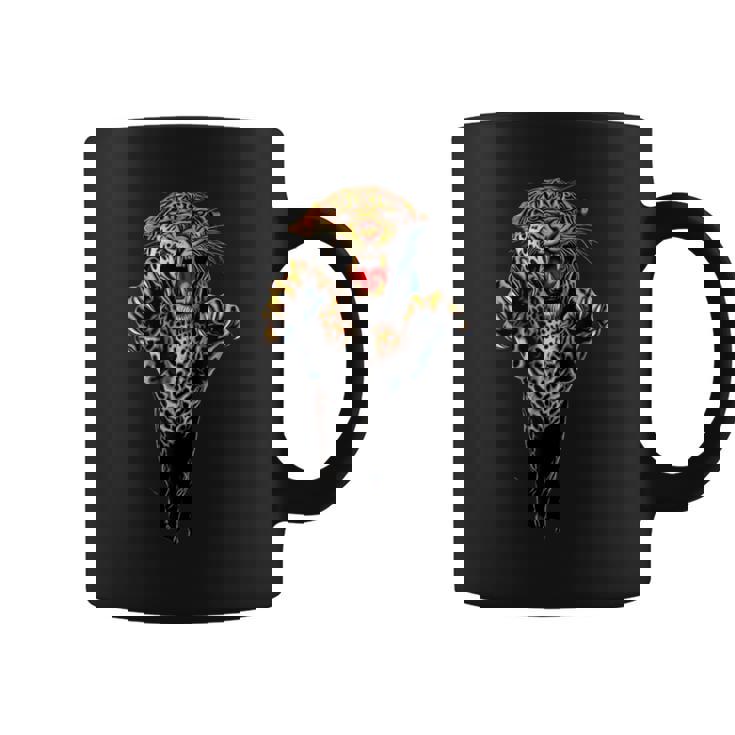 Leaping Tiger。強者だけが生き残る。 コーヒーマグ