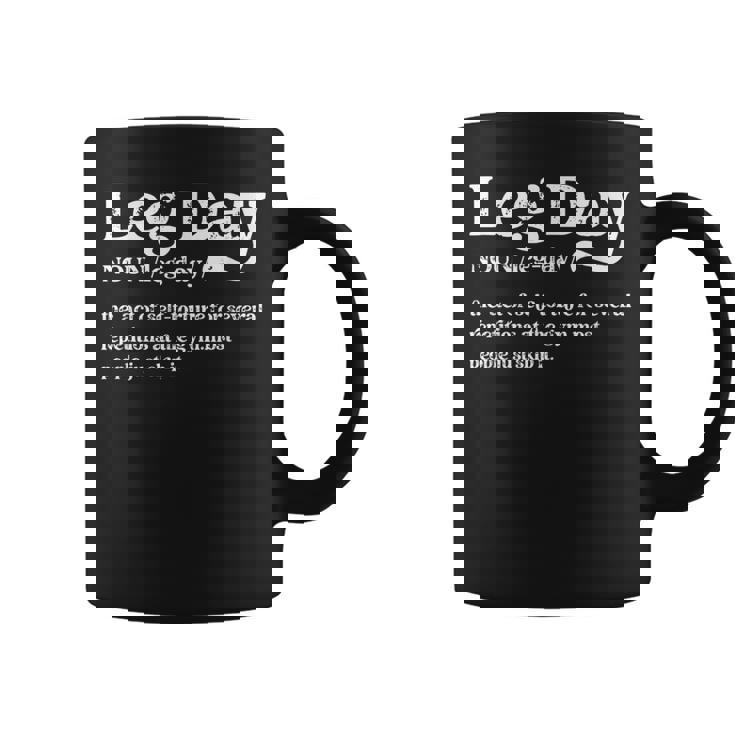 Leg Day Definition Funda Para Bomba De Gimnasio De Gran Tamaño Taza de café