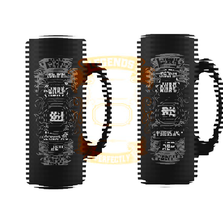 Legends Were Born In January 1959 誕生日プレゼント コーヒーマグ