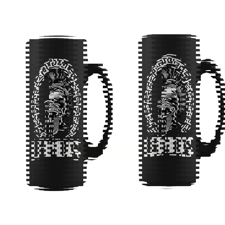 Leónidas Rey De Esparta Casco Espartano Antiguo Taza de café
