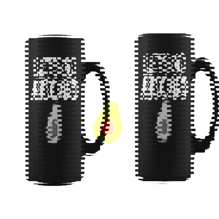 Let's Go アボカドユーモアジョーク ユニセックス アボカド中毒者 コーヒーマグ