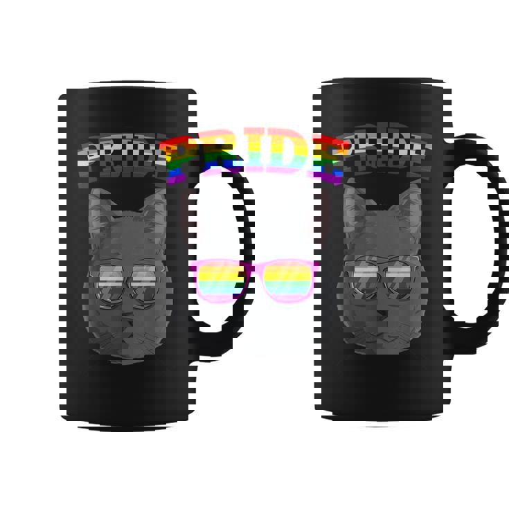 Lgbt Britishhorthair Cat Gay Pride Rainbow Lgbtq Kitty コーヒーマグ