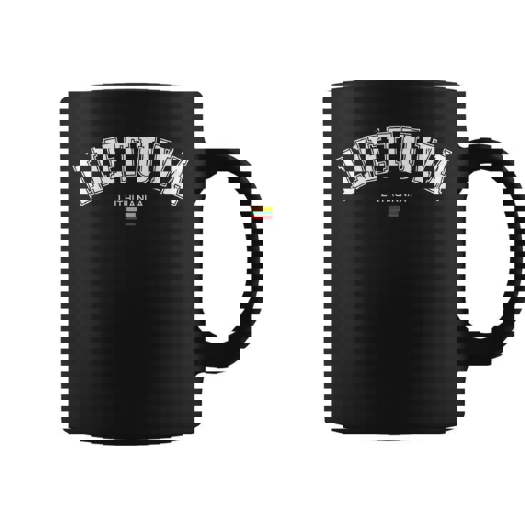 Lietuva リトアニア リトアニア 国旗 愛国的 コーヒーマグ