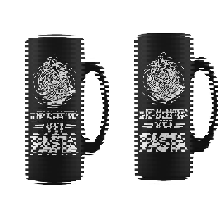 Life Is Better With パスタ スパゲッティ イタリア料理好き コーヒーマグ