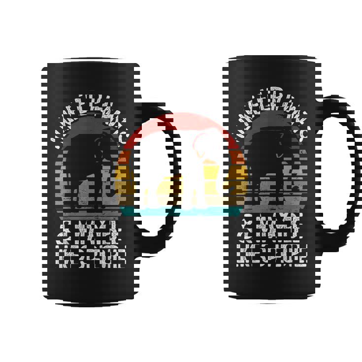 I Like Elephants And Maybe Like 3 People シャツ 象 コーヒーマグ