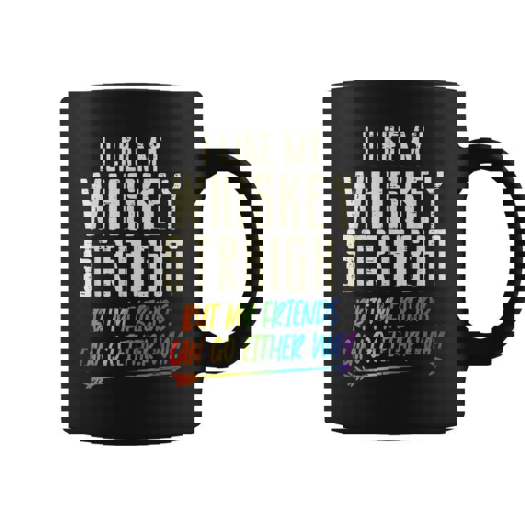 Like My Whiskeytraight Friends Lgbtq Gay Pride Proud Ally コーヒーマグ
