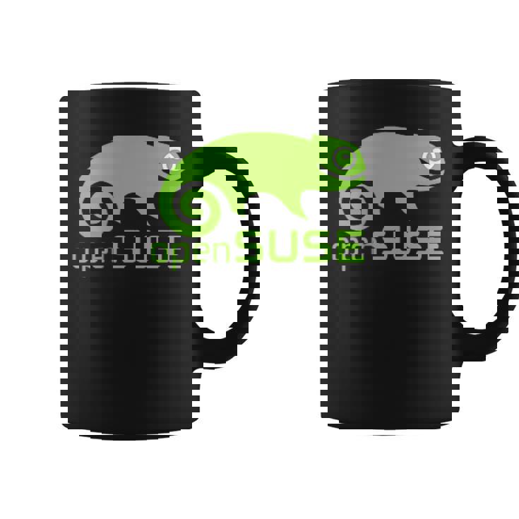 Linux Opensuse ラバーtシャツ タグライン&ロゴ オープンソースos コーヒーマグ