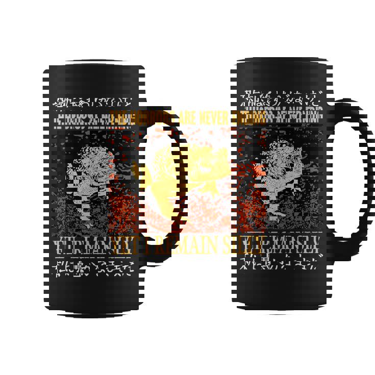 Los Horrores Nunca Terminan Ranaintage Japonesa Taza de café