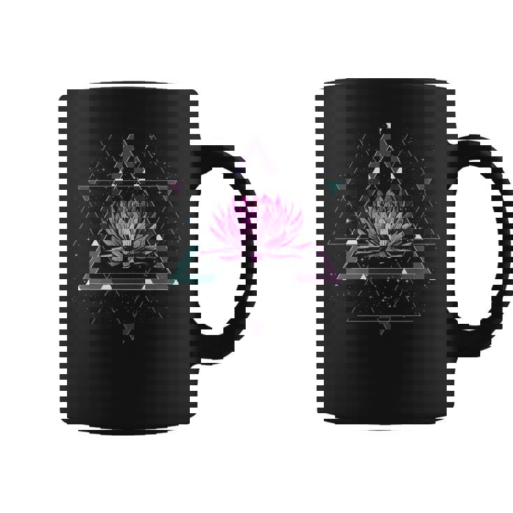 Lotus Floweracred Geometry Yoga Meditationpiritual Zen コーヒーマグ