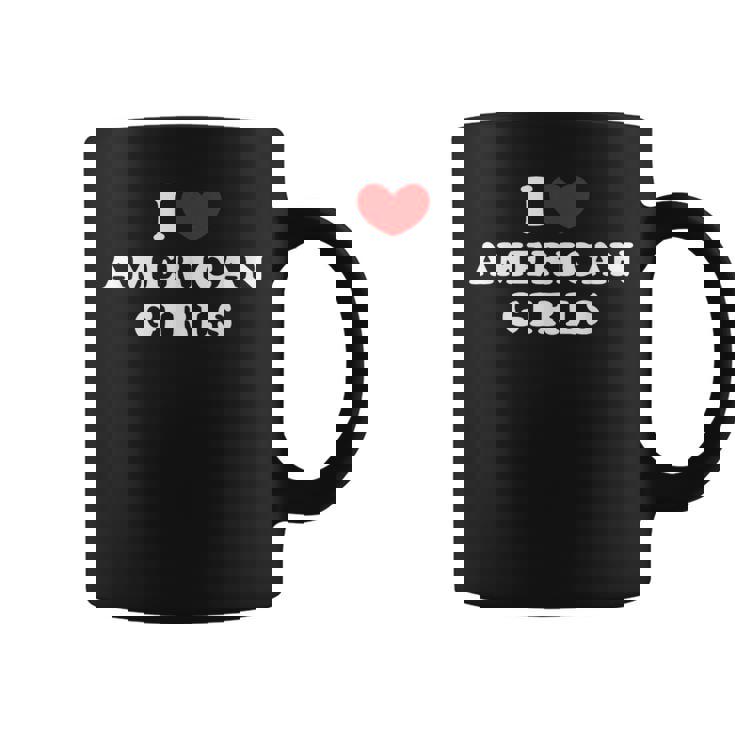I Love American Girls I Heart American Girls コーヒーマグ
