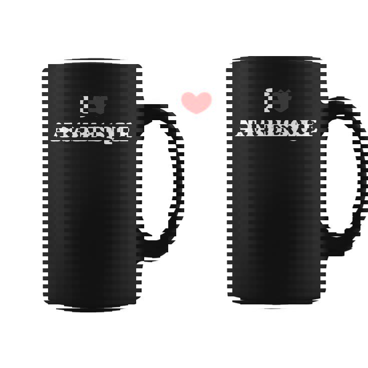 I Love Arabesque I Heart アラベスク コーヒーマグ