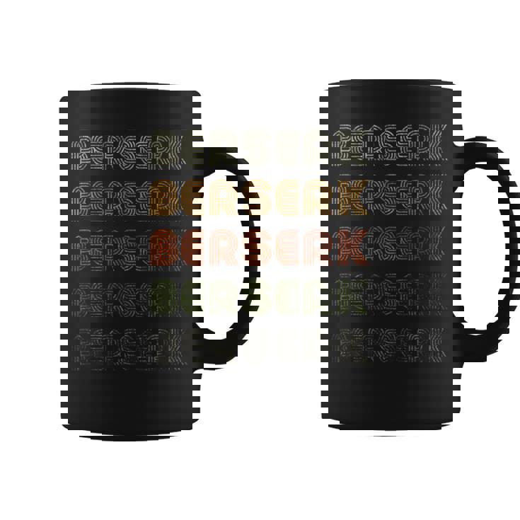 Love Heart Berserk グランジ ビンテージスタイル ブラック ベルセルク コーヒーマグ