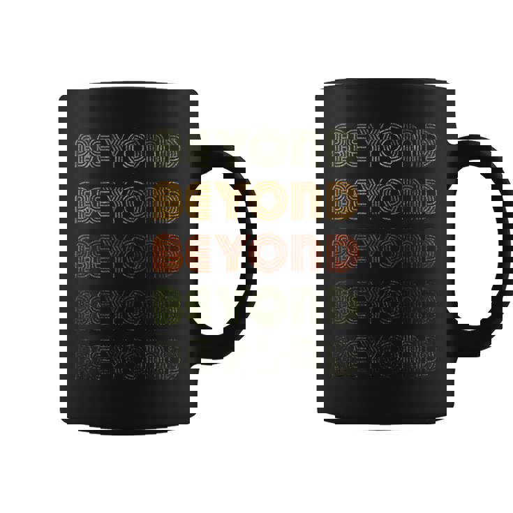 Love Heart Beyond グランジ ビンテージスタイル ブラック ビヨンド コーヒーマグ