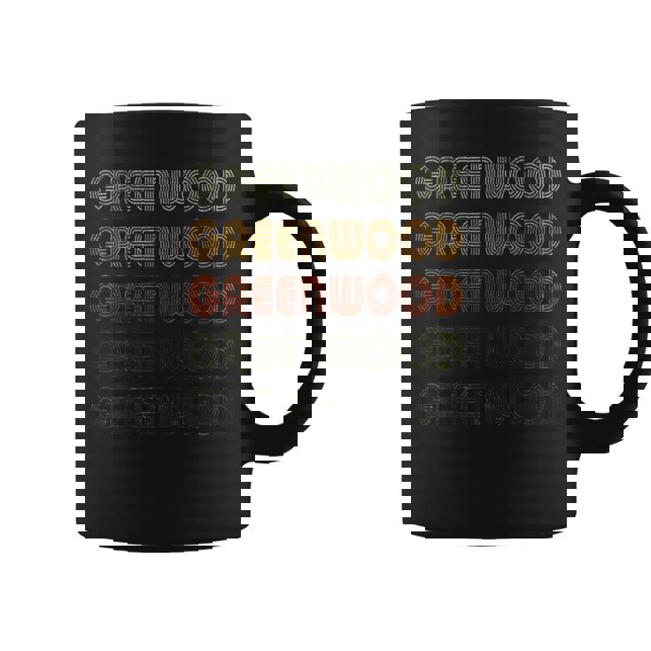 Love Heart Greenwood グランジ ヴィンテージ ブラック グリーンウッド コーヒーマグ