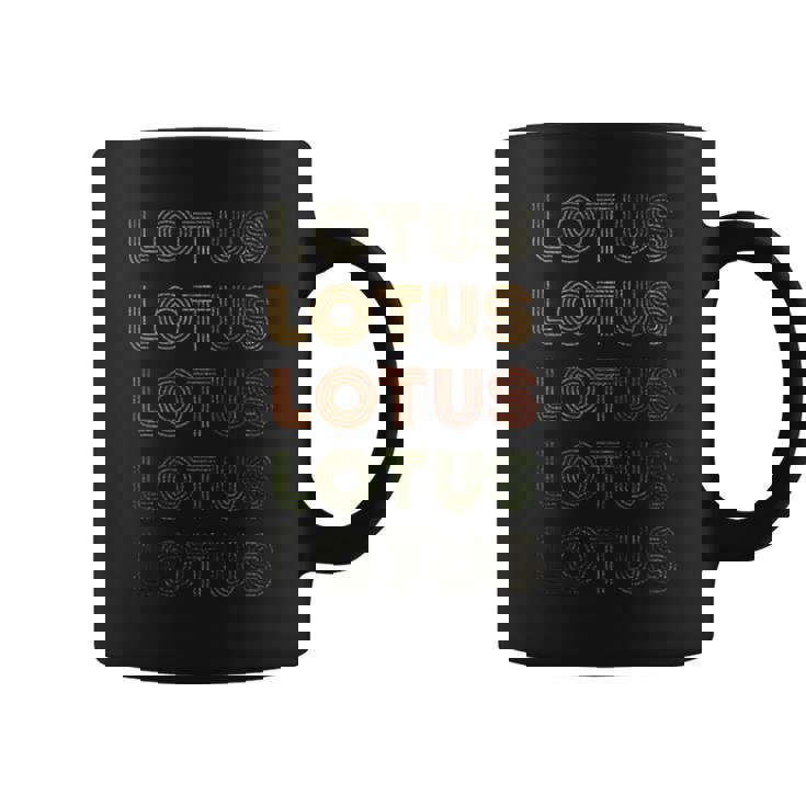 Love Heart Lotus グランジ ビンテージスタイル ブラックロータス コーヒーマグ