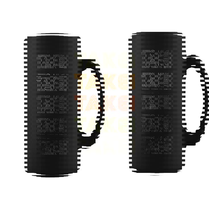 Love Heart Takei グランジ ヴィンテージスタイル ブラック 武井 コーヒーマグ