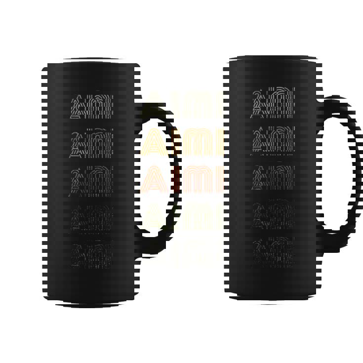 Love Heart あいみ グランジ ビンテージスタイル ブラック あいみ コーヒーマグ