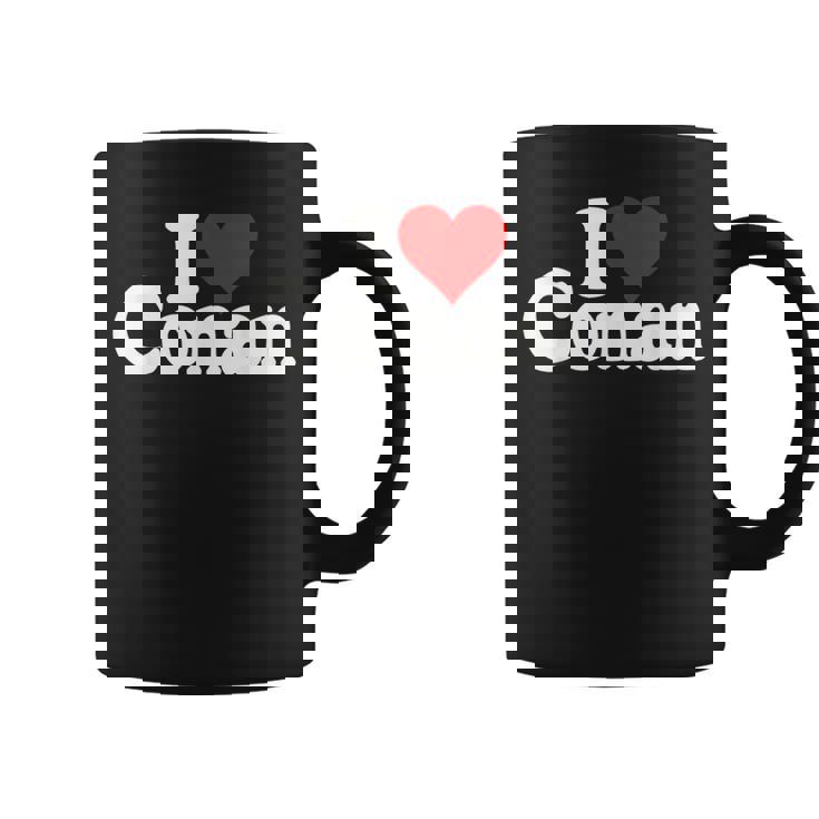 I Love Heart コナン ネームtシャツ コーヒーマグ