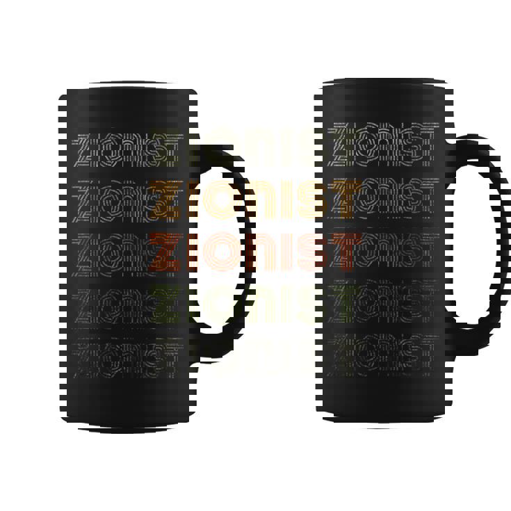 Love Heart シオニスト グランジ ビンテージスタイル ブラック シオニスト コーヒーマグ