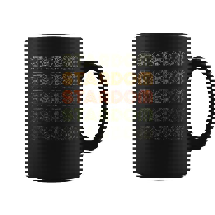 Love Hearttardom グランジ ビンテージスタイル ブラック スターダム コーヒーマグ