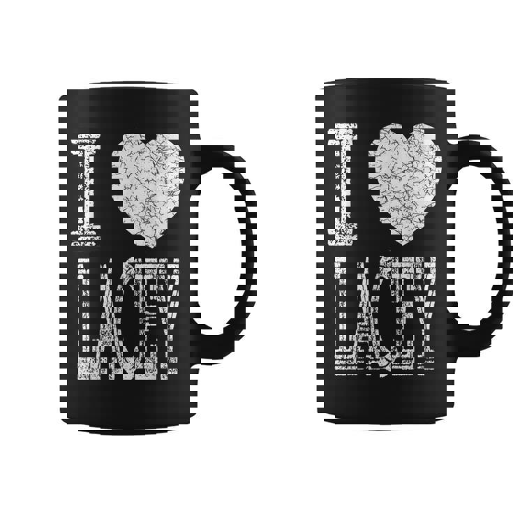 I Love Lacey バレンタイン ガールフレンド 女の子 娘 ハート 妻 コーヒーマグ