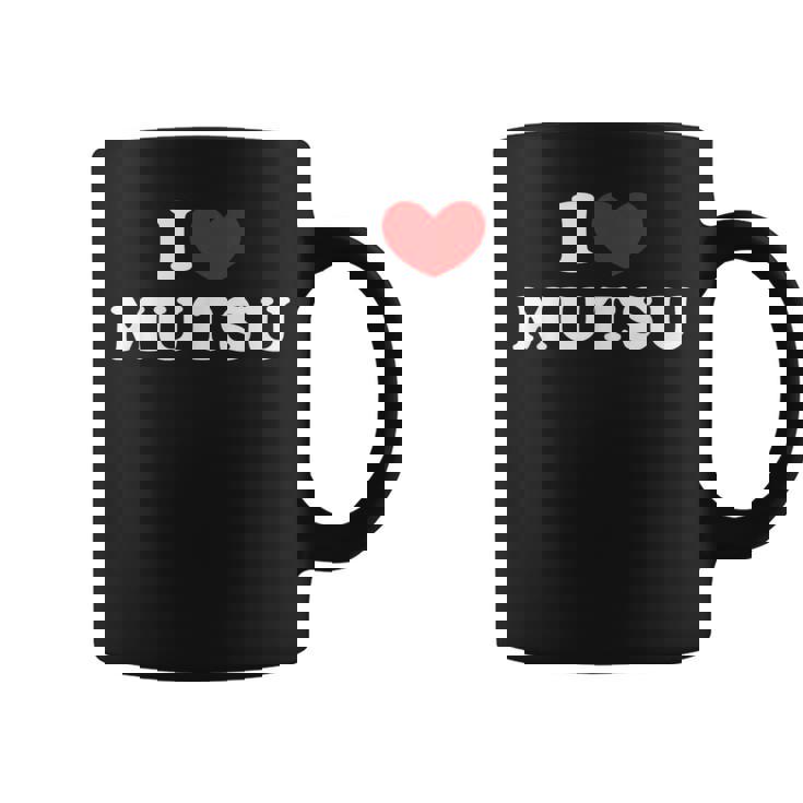 I Love Mutsu 私は愛する Mutsu コーヒーマグ