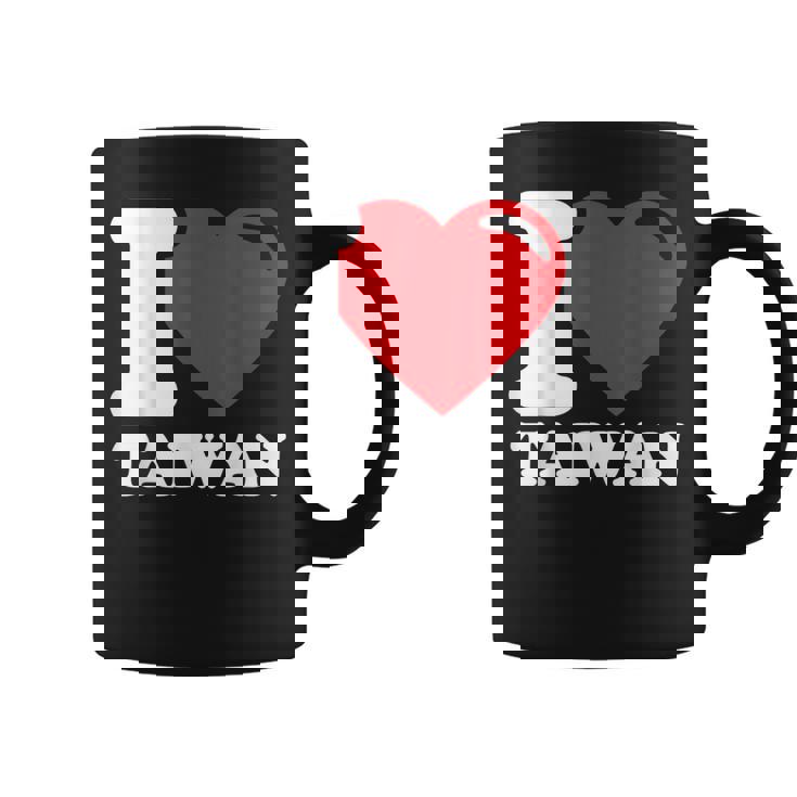 I Love Taiwan 台北国旗 ハートトラベル 台湾製品 コーヒーマグ