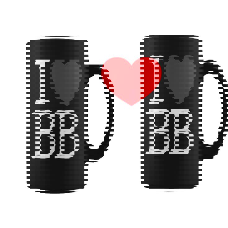 I Love ハート Bb コーヒーマグ