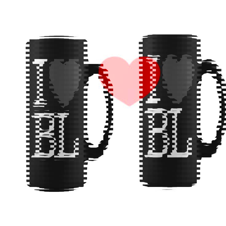 I Love ハート Bl コーヒーマグ