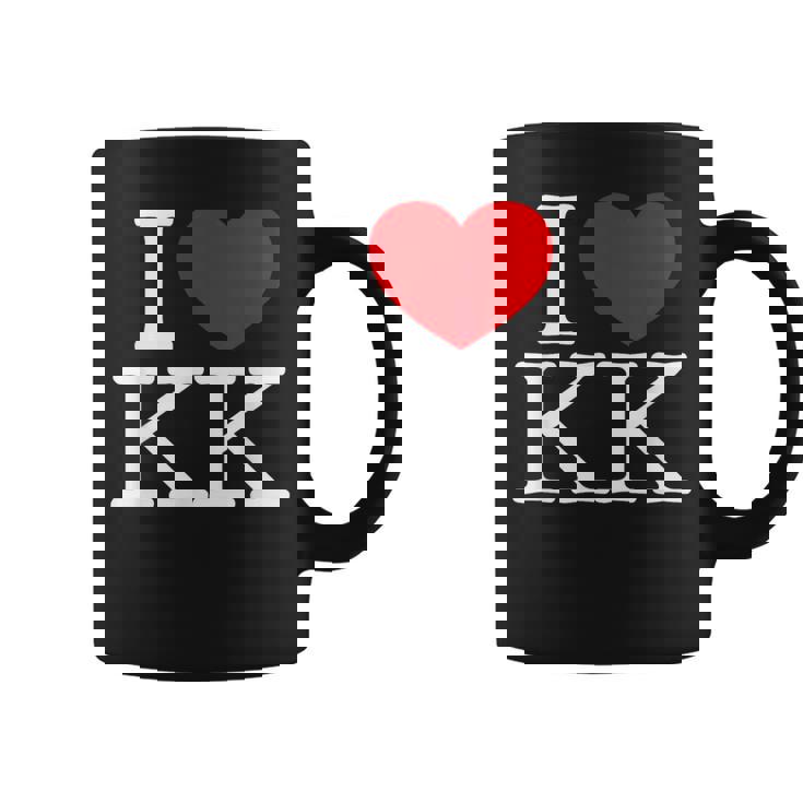 I Love ハート Kk コーヒーマグ