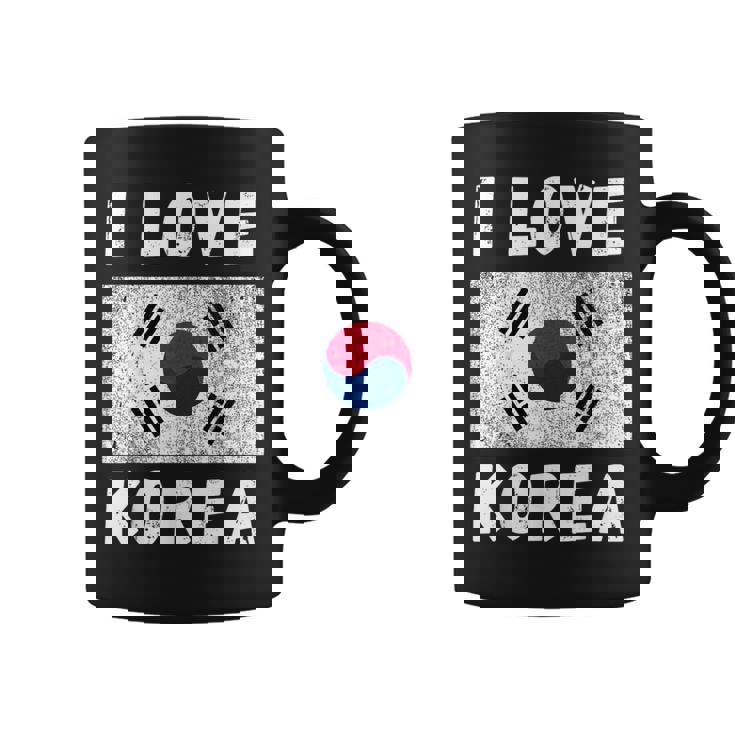 I Love 韓国 韓国 家族 旅行 お土産 コーヒーマグ