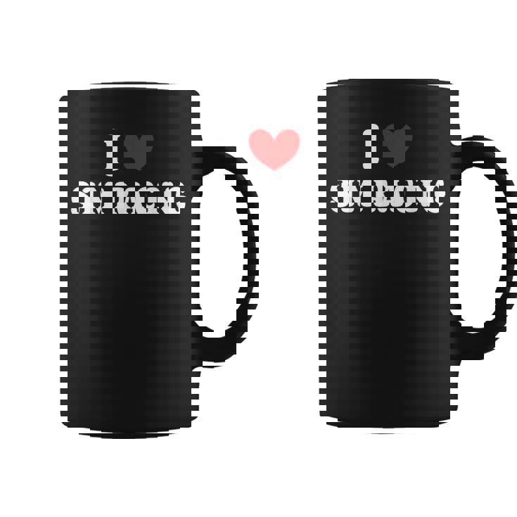 I Loveim Racing ゲームホイールレースシミュレーター シムレーサー コーヒーマグ