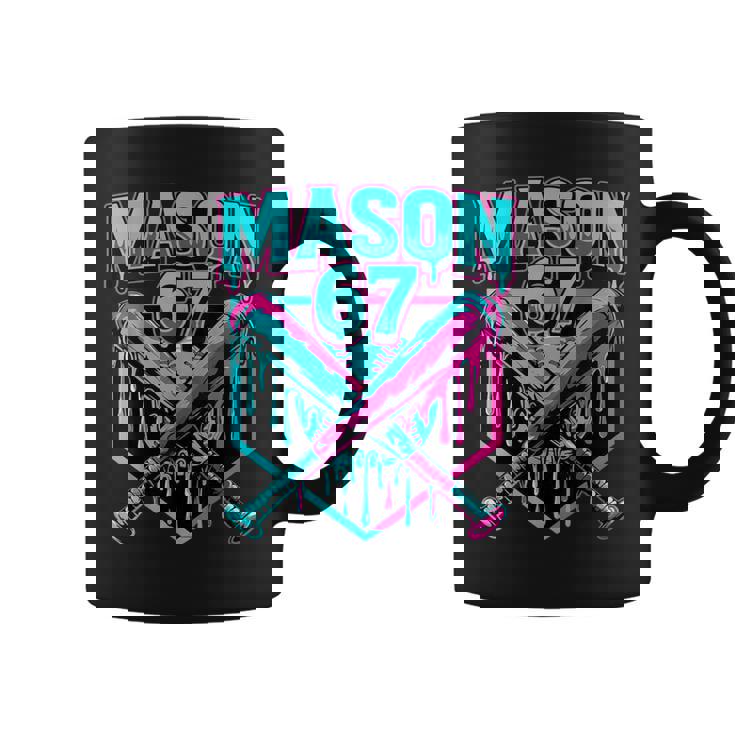 Mason 67 Ice Cream Drip Baseball Meme Graphics Coffee Mug