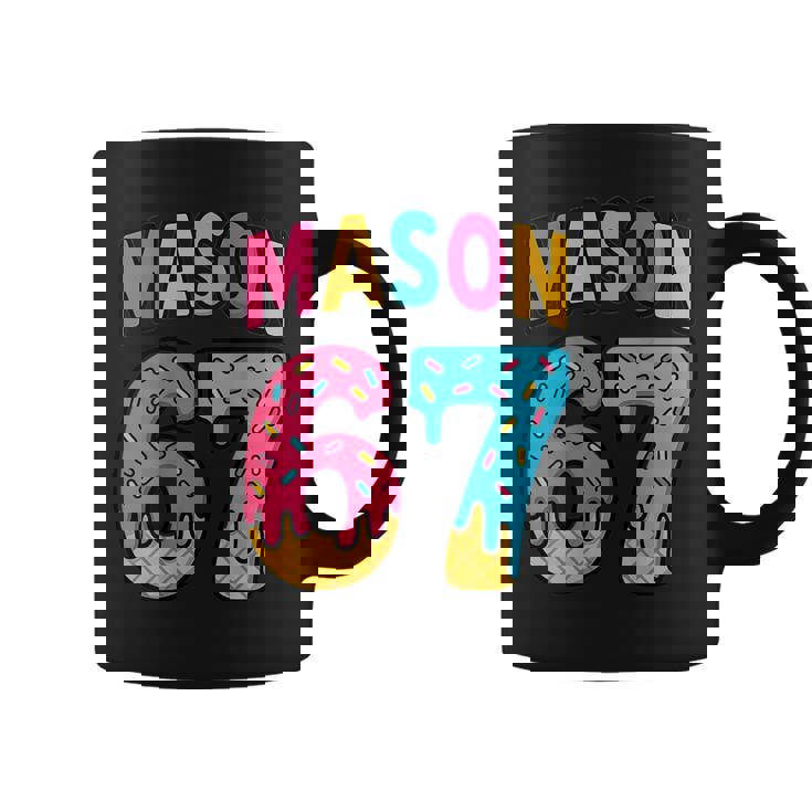 Mason 67 Ice Cream Meme Six Seven On Back Coffee Mug
