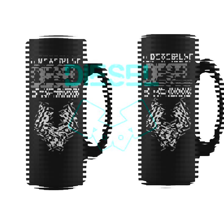 Mechanic Lovemell Of Diesel In Morning Car Auto メンズ コーヒーマグ