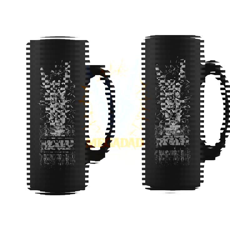 Megadad Rock Heavy Metal Chitarra Elettrica Dad Rock And Roll Tazze
