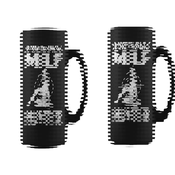 Milf Hunter シングルホットダディ アダルトジョーク コーヒーマグ