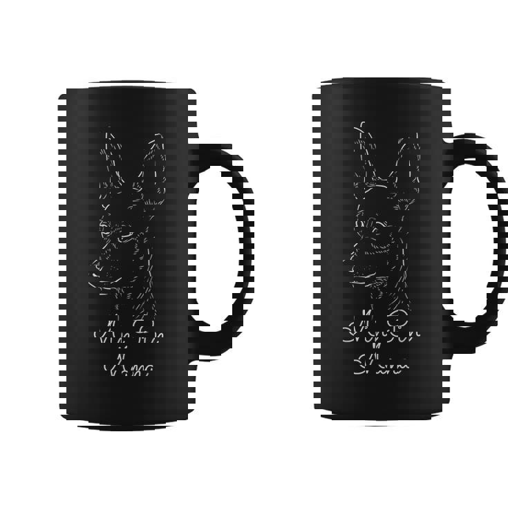 Min Pin Mama Dog Owner ミニチュアピンシャー ミニピンチャー コーヒーマグ