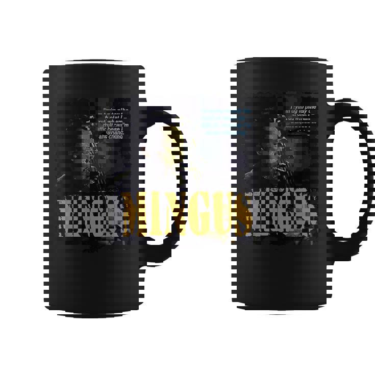 Mingus Jazz Wisdom Bassist ミュージシャン コーヒーマグ