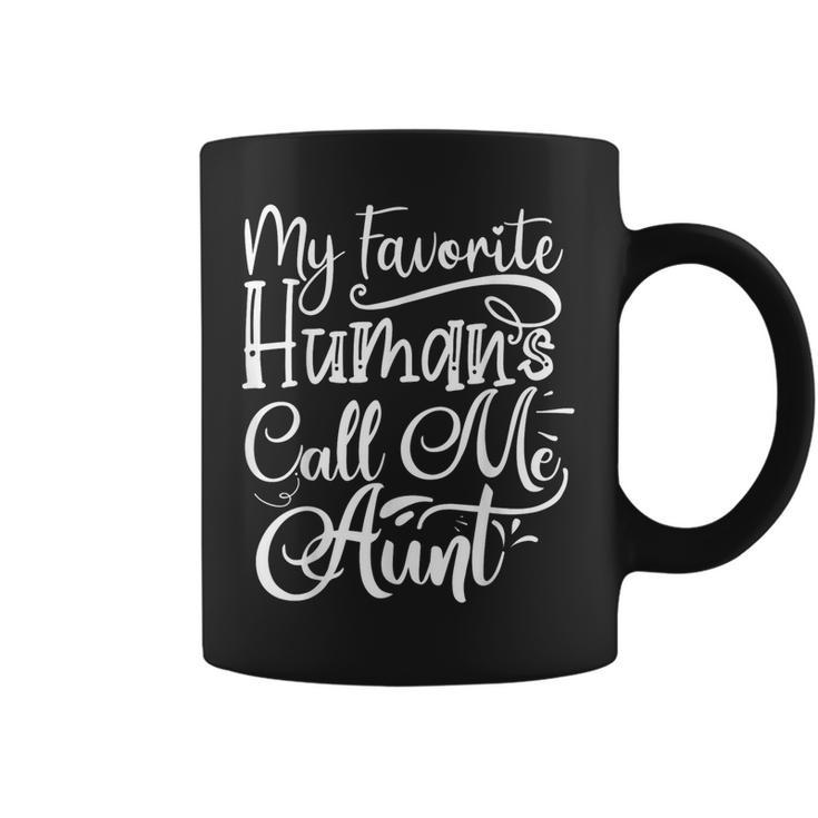 Mis Humanos Favoritos Me Llaman Tía Familia Hermana Tía Taza de café