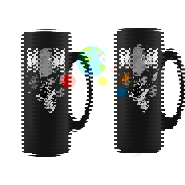Mom Mommy Mother Space Astronaut Birthday Family Matching Coffee Mug