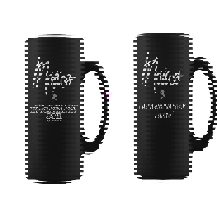 Momo Like A Grandma Only Cooler Heart Mother's Day Momo Coffee Mug