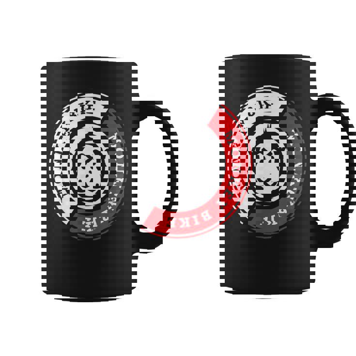 Monkey Bike レッドグラフィック コーヒーマグ