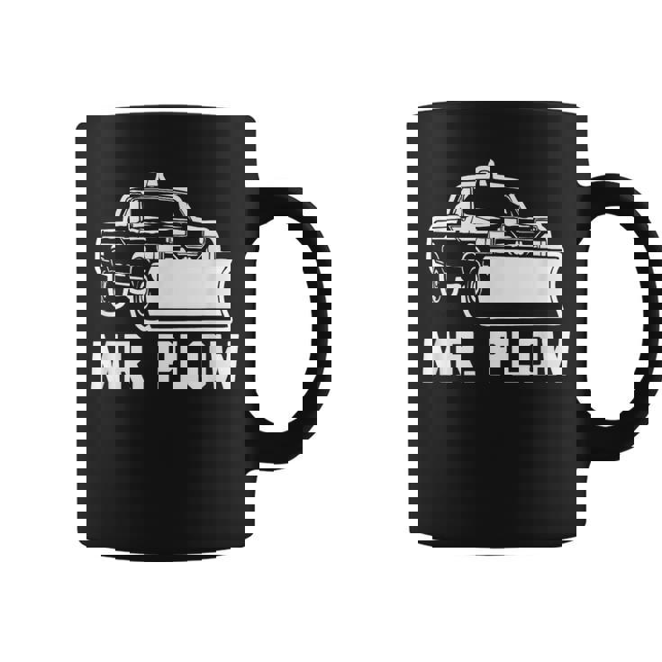 Mr Plow 面白い 皮肉なノベルティプラウトラック コーヒーマグ