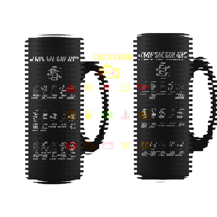 My Body's Check エンジンライト コーヒーマグ