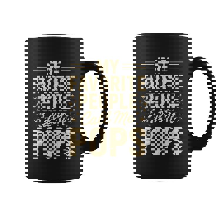 My Favorite People Call Me Pops Fathers Day コーヒーマグ